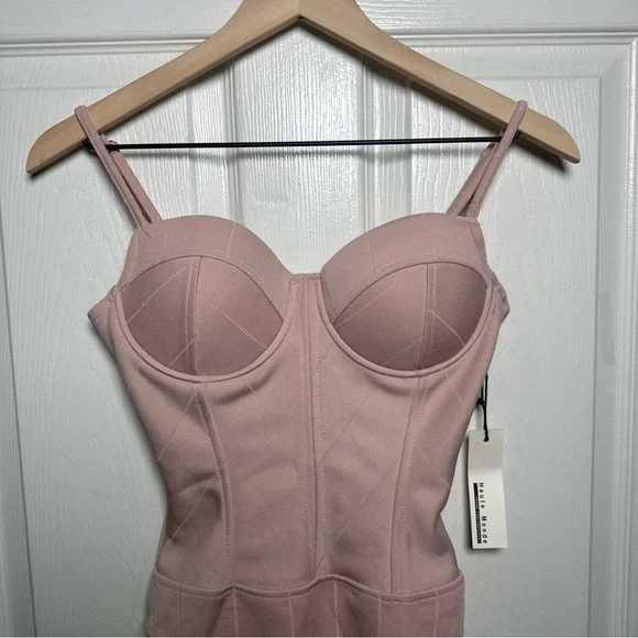 Haute Monde Pink Bodysuit - Picture 4 of 14